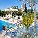 Golden Tiara Large Private Pool Ac Wifi Βίλα Άγιοι Δέκα